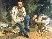 Proudhon and his children Gustave Courbet